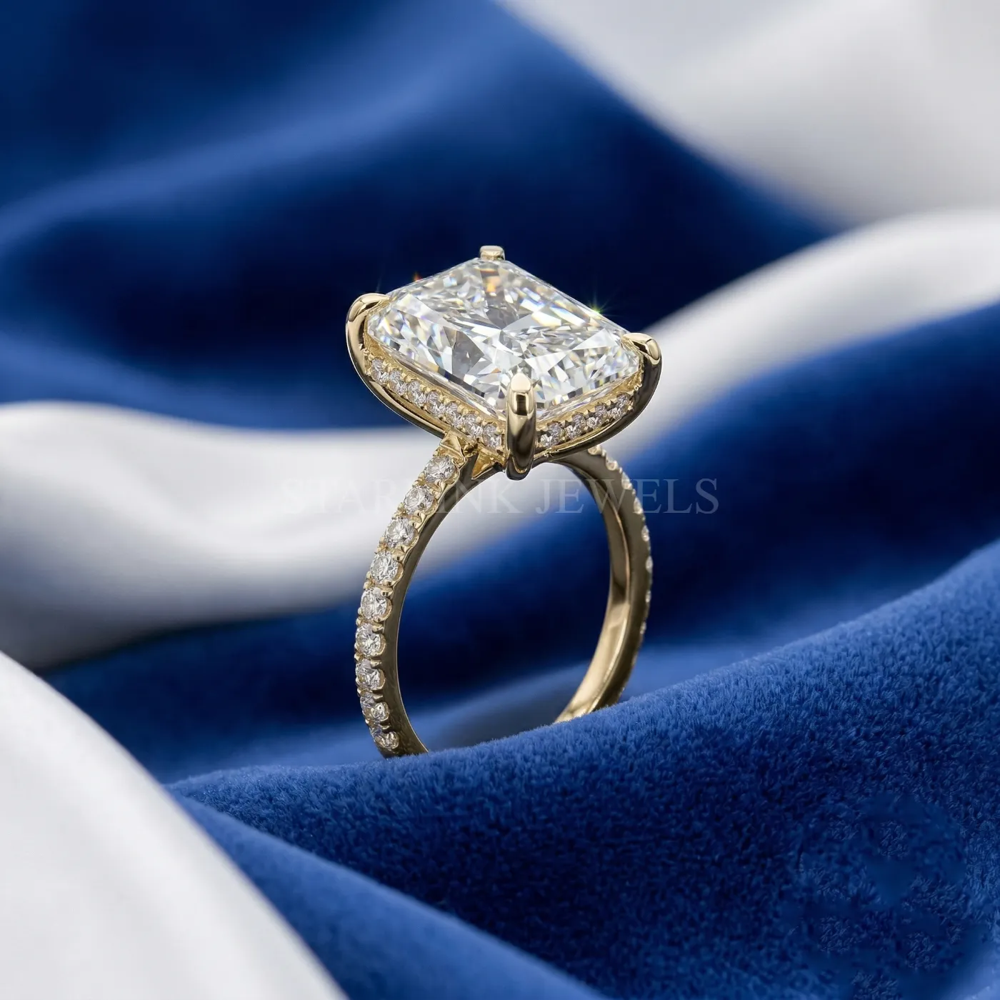 Radiant Solitaire Diamond Ring