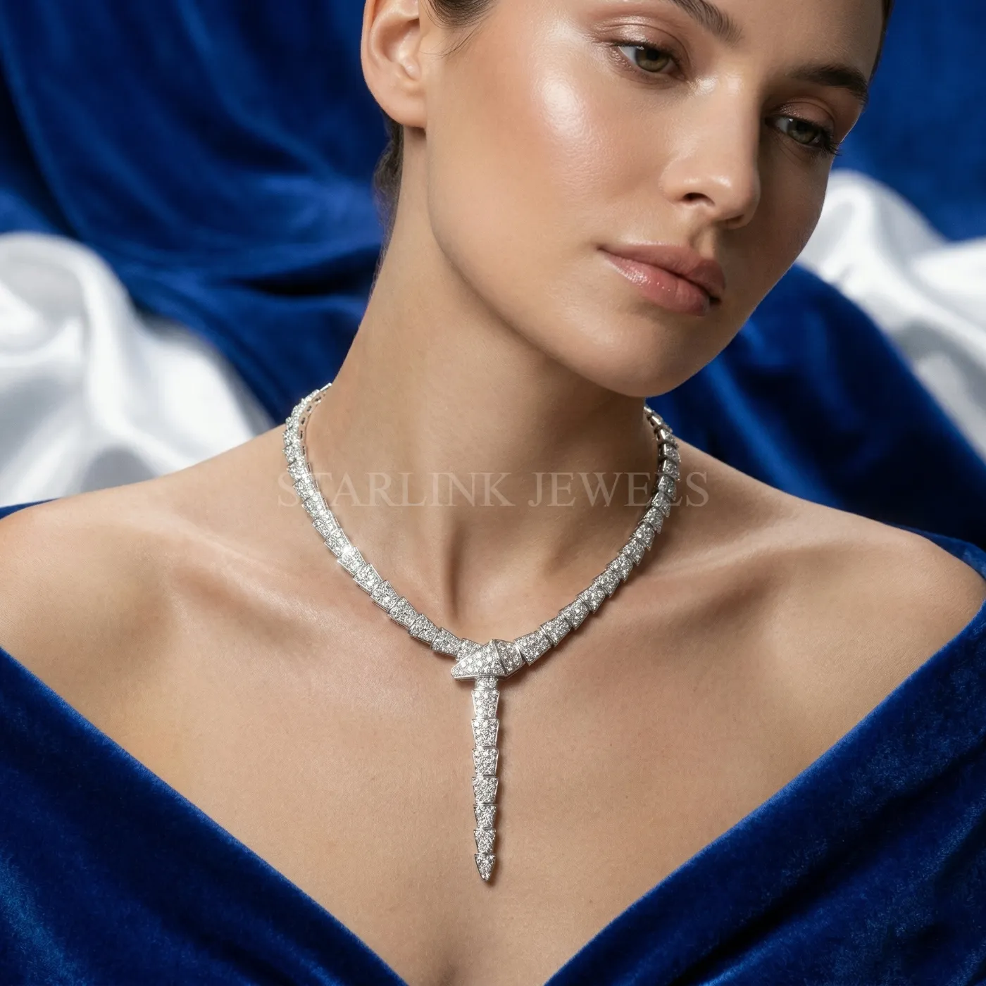 Serpenti Diamond Necklace – view 2