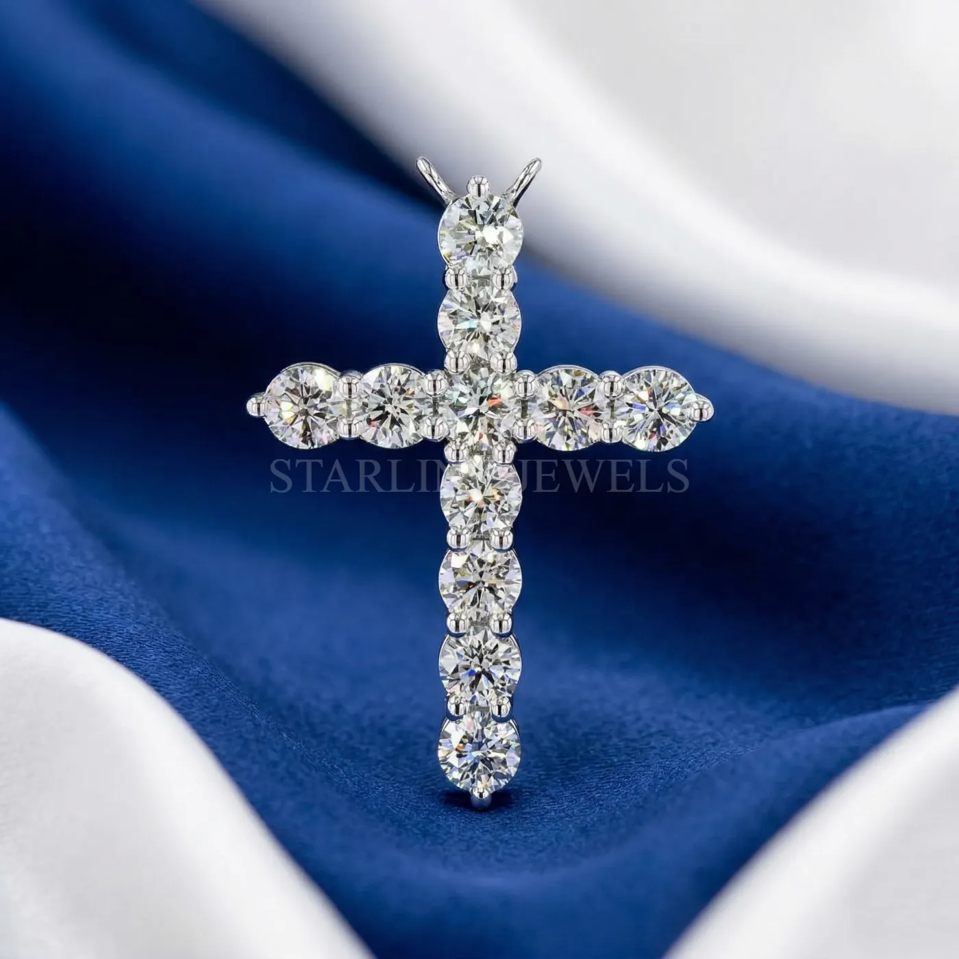 Eternal Faith Diamond Cross Pendant