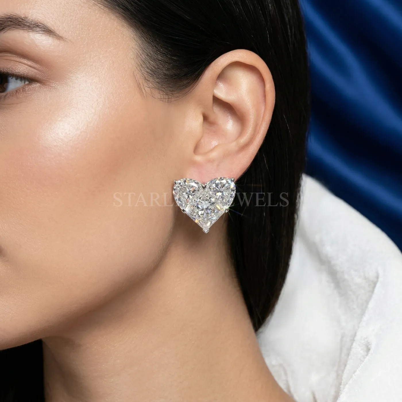 Luxury Pie-Cut Stud Earrings