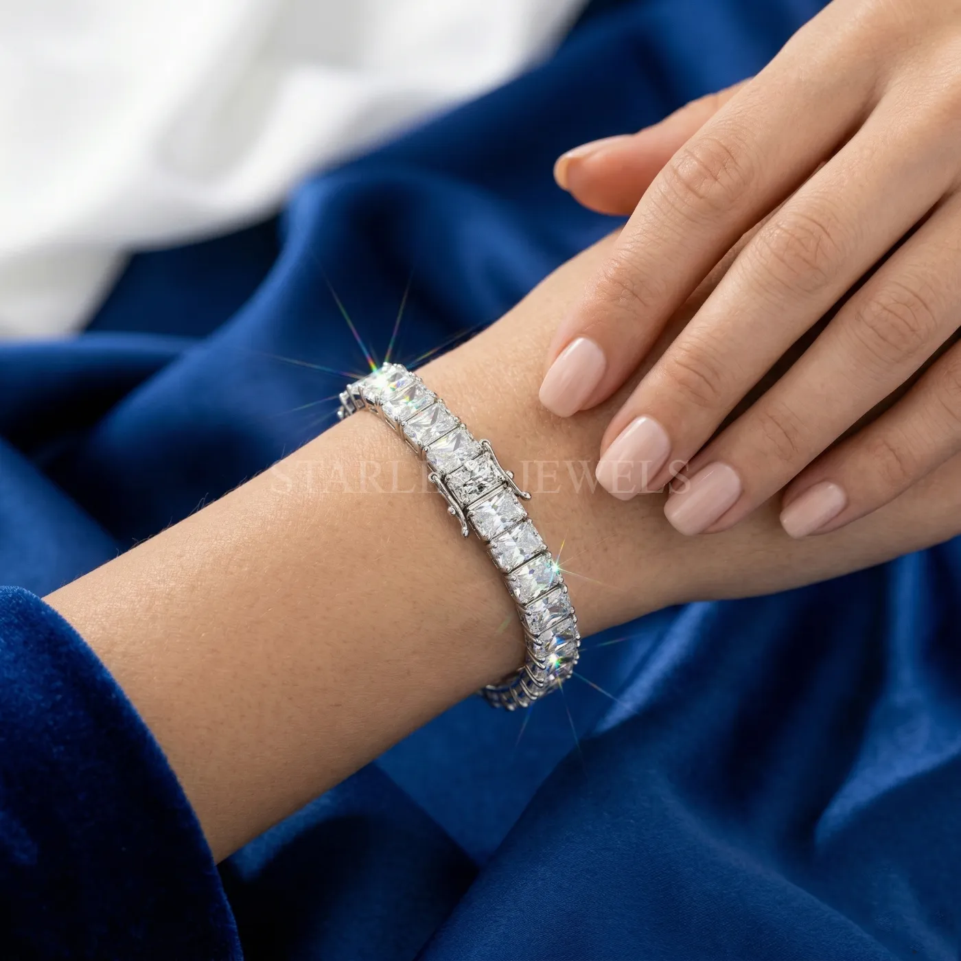 Radiant Elegance Diamond Tennis Bracelet – view 2