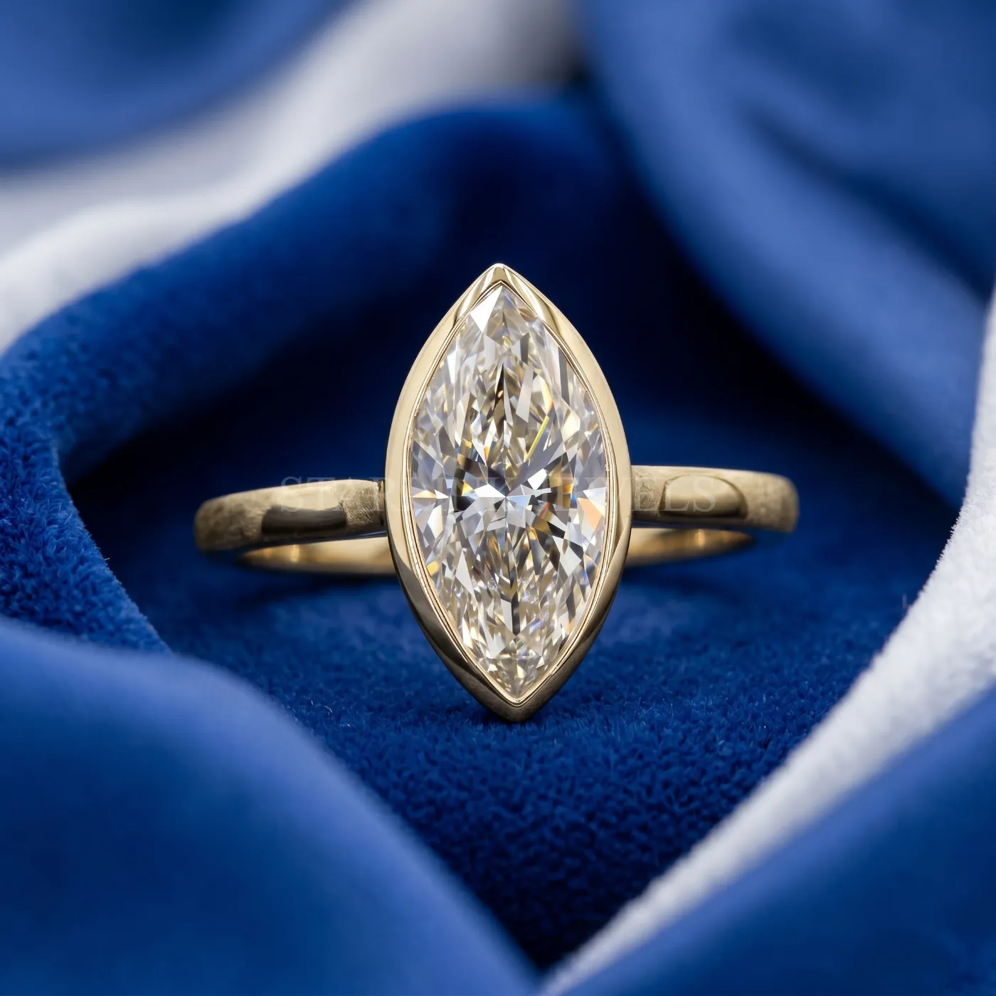 Marquise Diamond Solitaire Ring