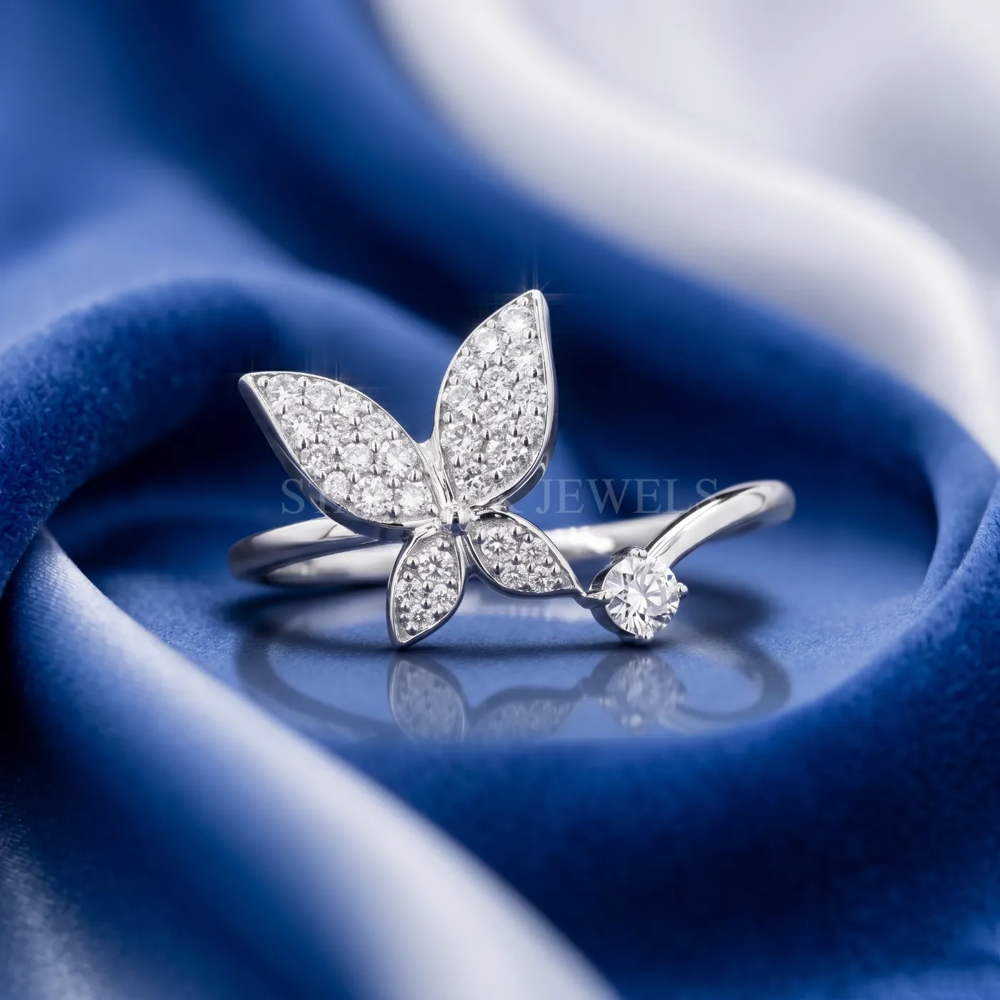 Butterfly Diamond Ring