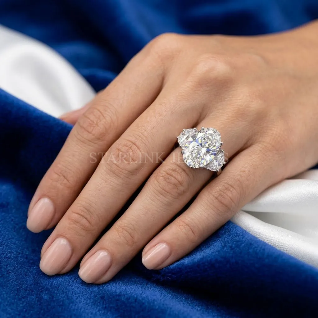 Oval Cut Diamond Ring – view 2