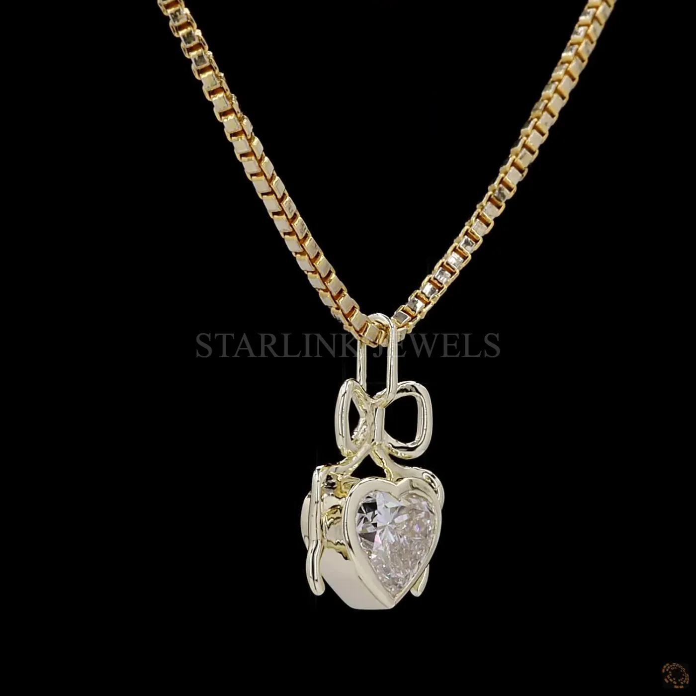 Heart Diamond Pendant – view 4
