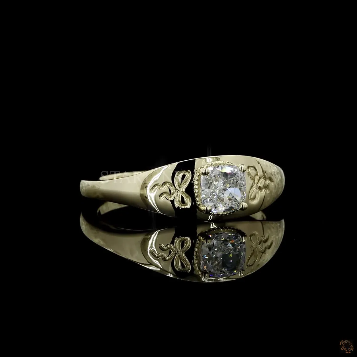 Cushion Diamond Statement Ring – view 4