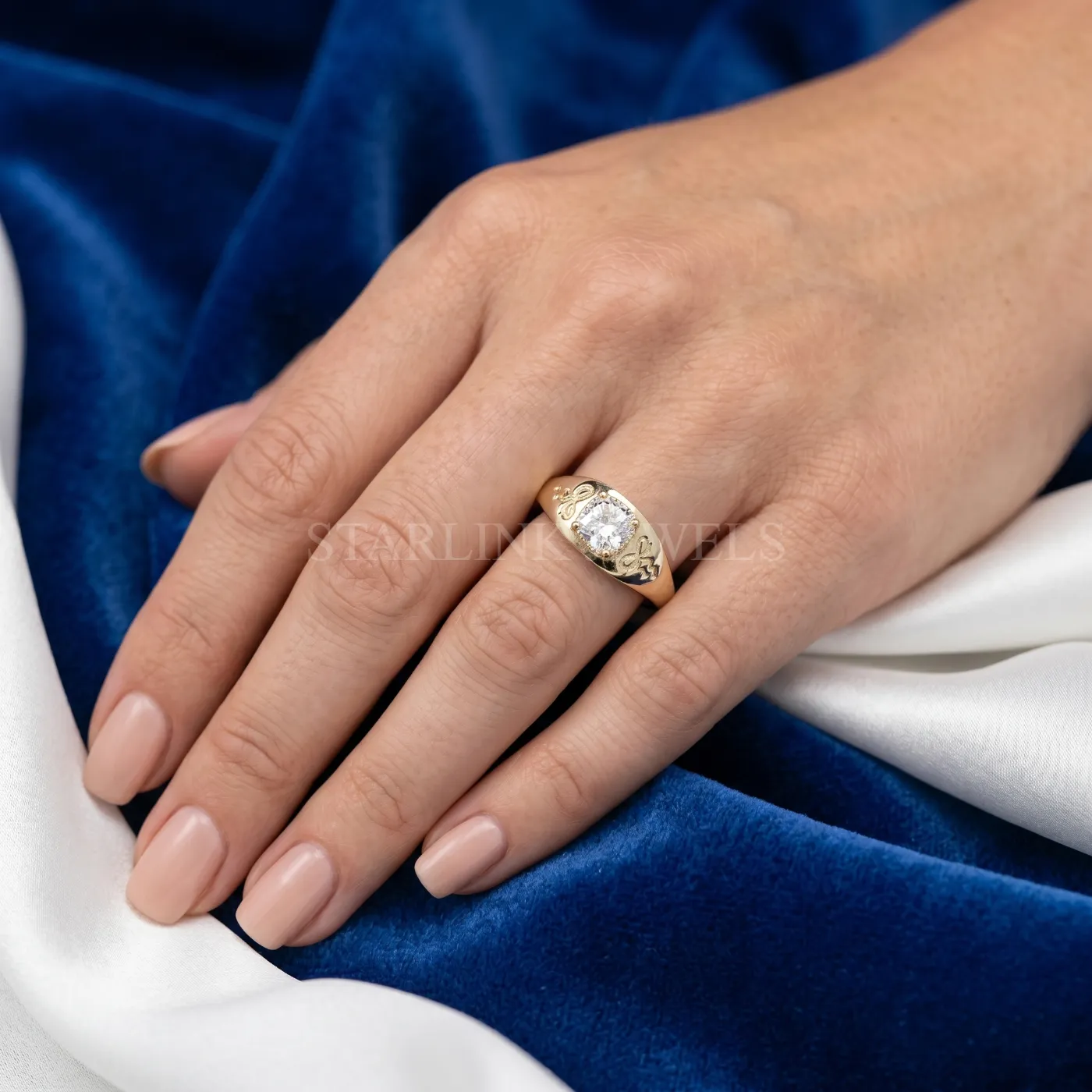 Cushion Diamond Statement Ring – view 2