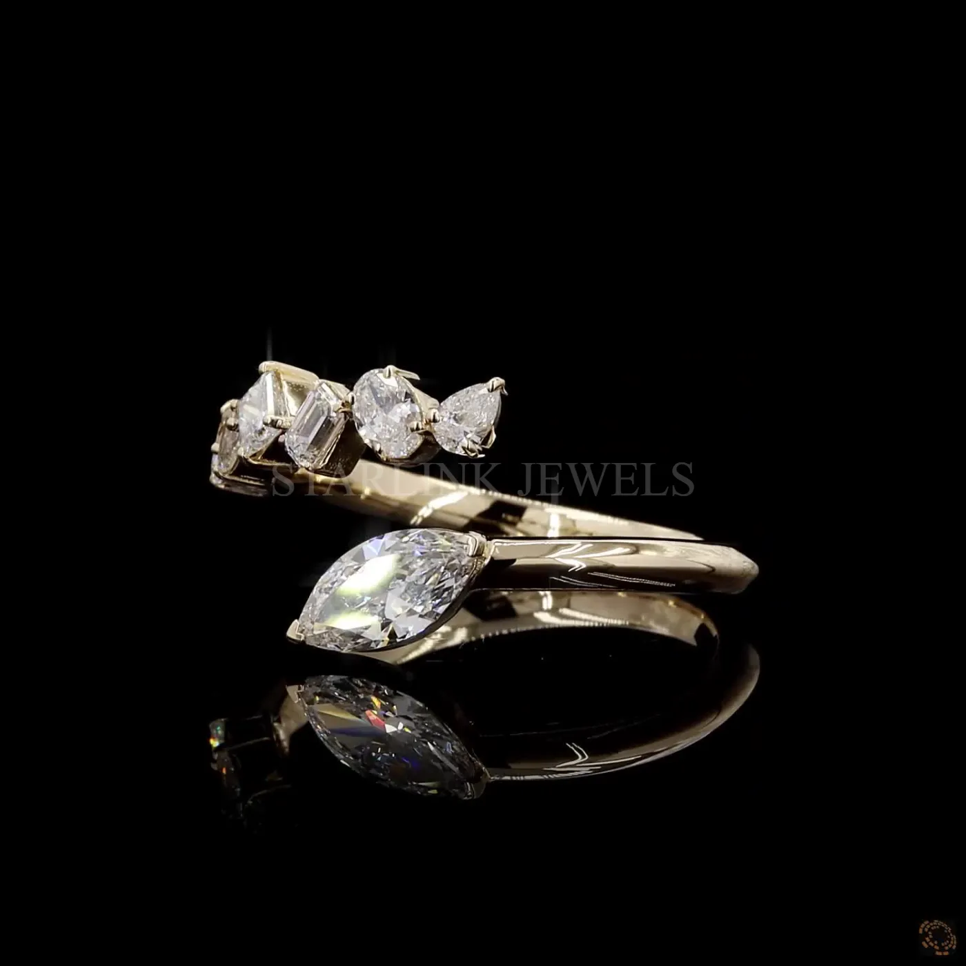 Diamond Wrap Ring – view 4