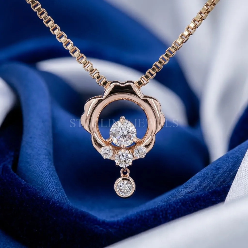 Flora Bloom Diamond Pendant