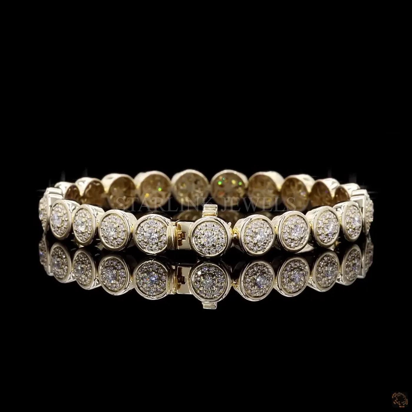 2.33 Ct Round Diamond Graduated Tennis Braceletx – view 4