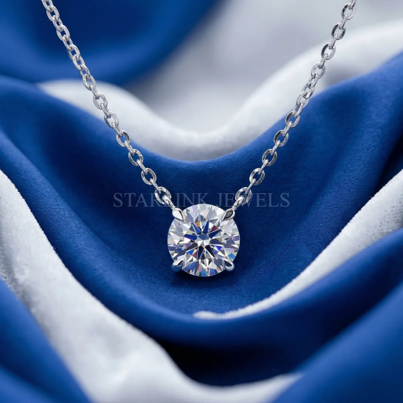 1.00 Ct Round Diamond Solitaire Pendant