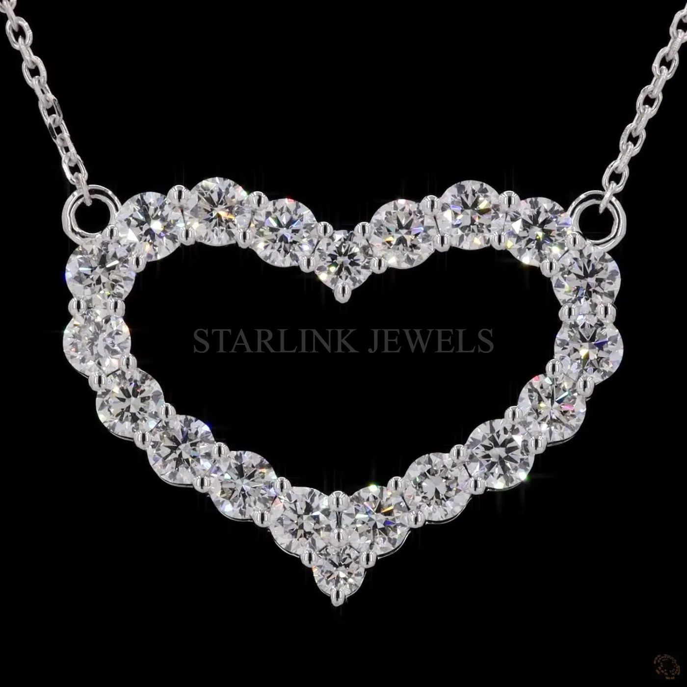 Heart Shape Diamond Pendant – view 4