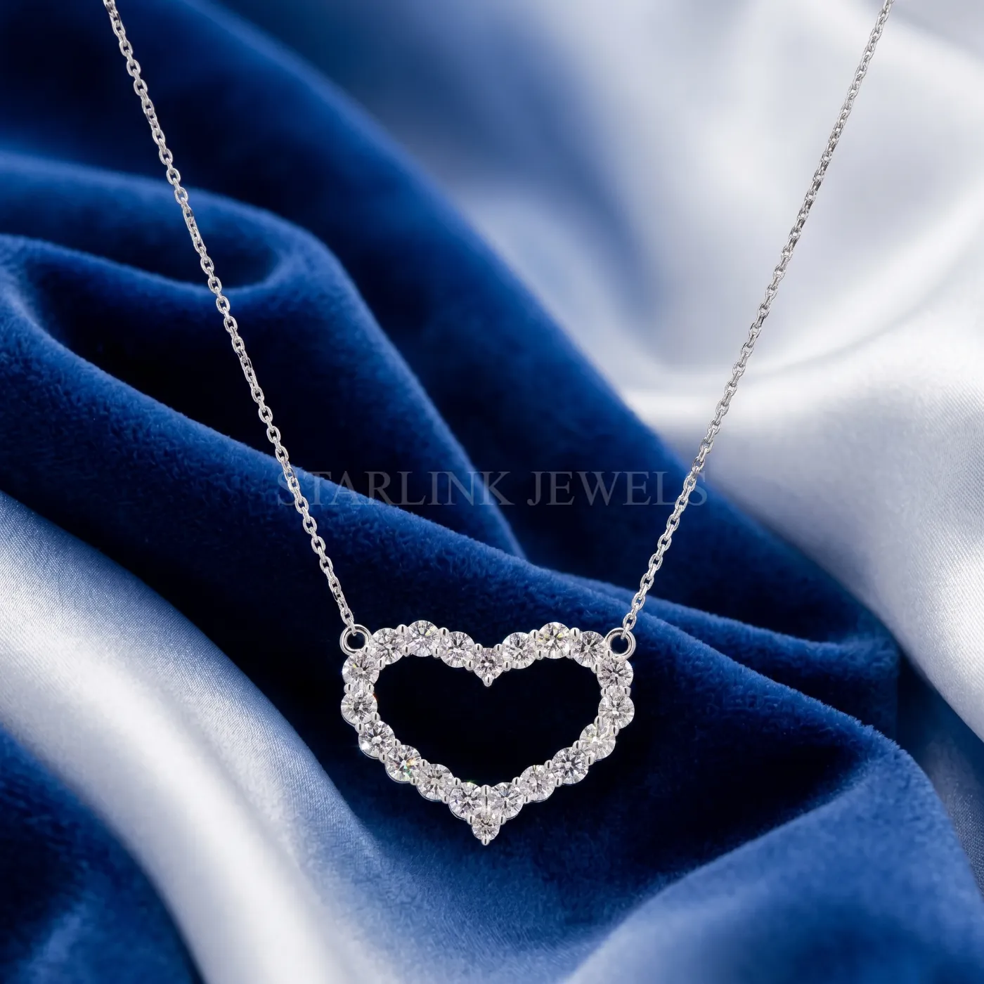 Heart Shape Diamond Pendant