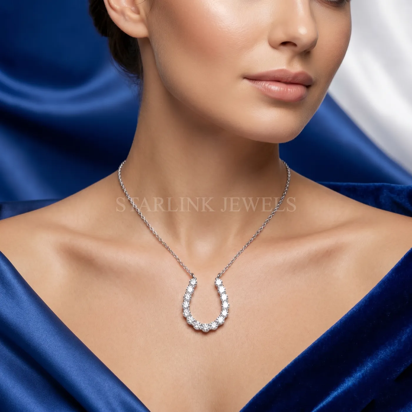 Round Diamond Statement Necklace – view 2