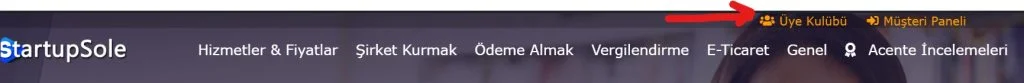 Gruba erişmek için aynı zamanda web sitemizin üst kısmındaki menü linkini de kullanabilirsiniz.