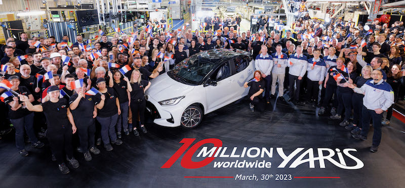 Toyota has sold 10 million Yaris in 25 years