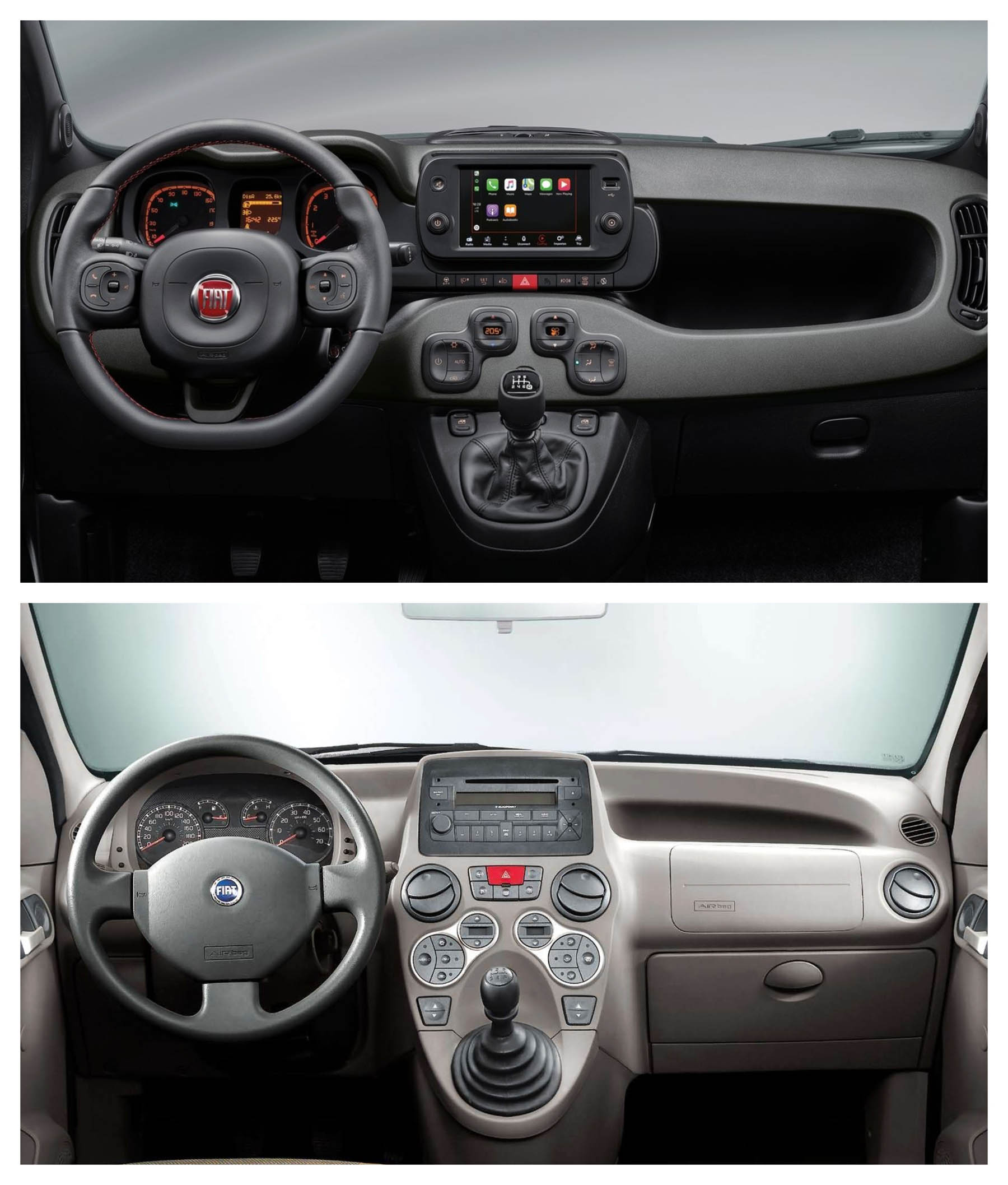 Fiat Panda 2021 vs Panda 2003