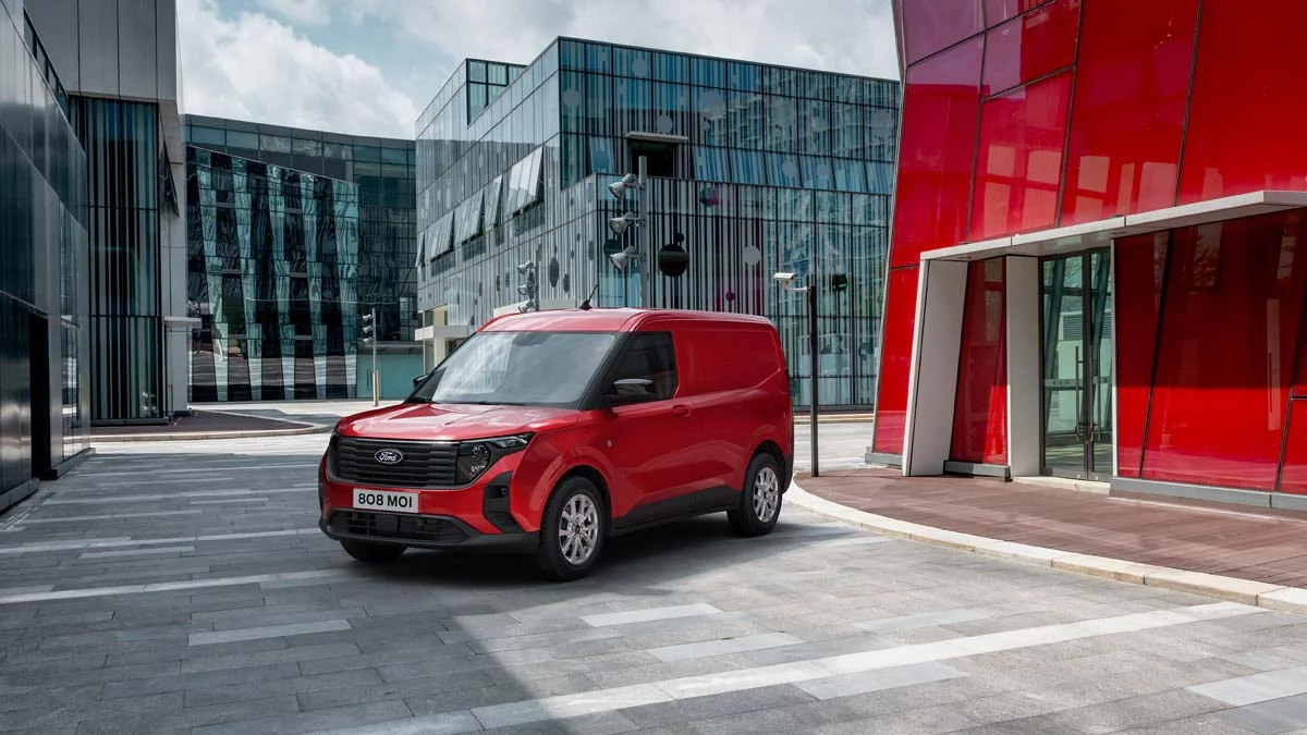 Ford Transit Courier has become electric