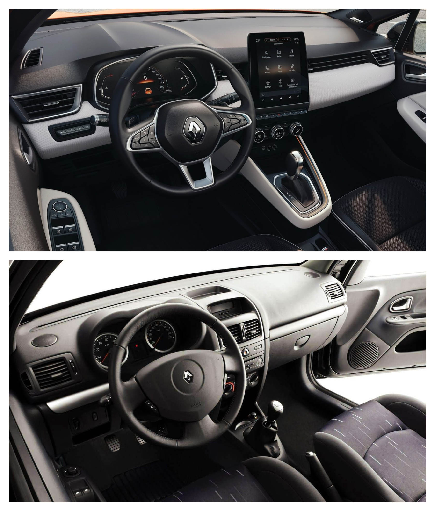 Renault Clio 2020 vs Clio 2004