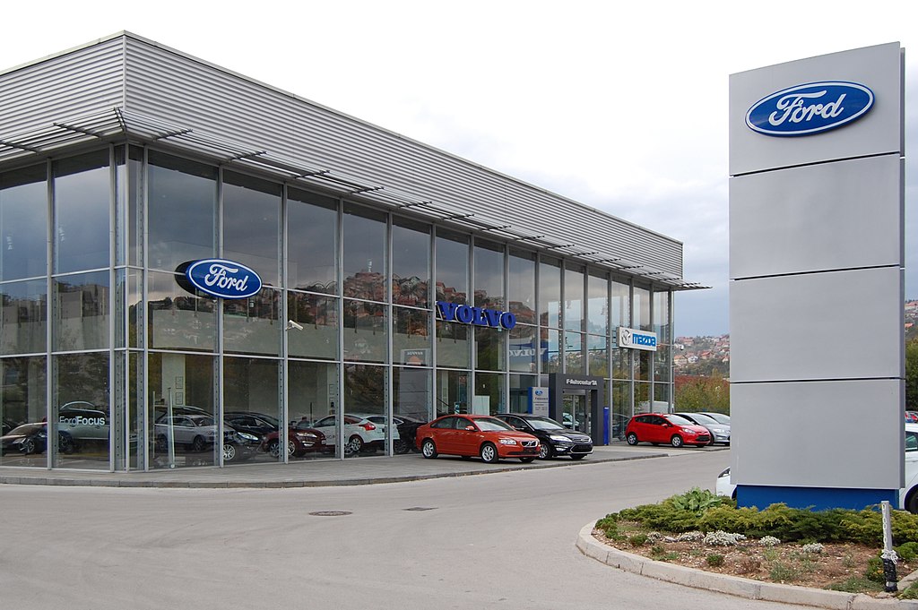 Ford Car Dealership In Eastern Europe