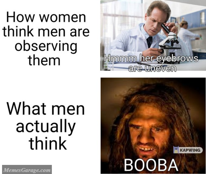 How Women Think Men Are Observing Them