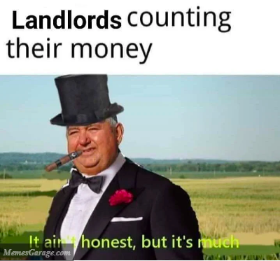Landlords Counting Their Money
