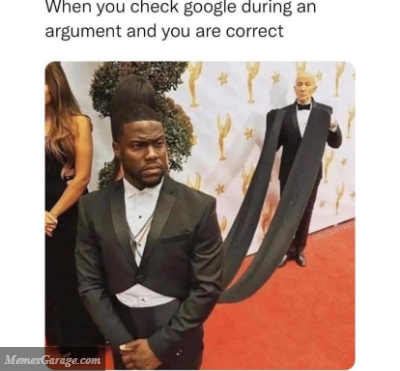 When You Check Google During An Argument And You Are Correct
