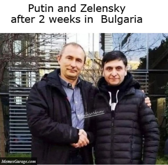 Putin And Zelensky After 2 Weeks In Bulgaria