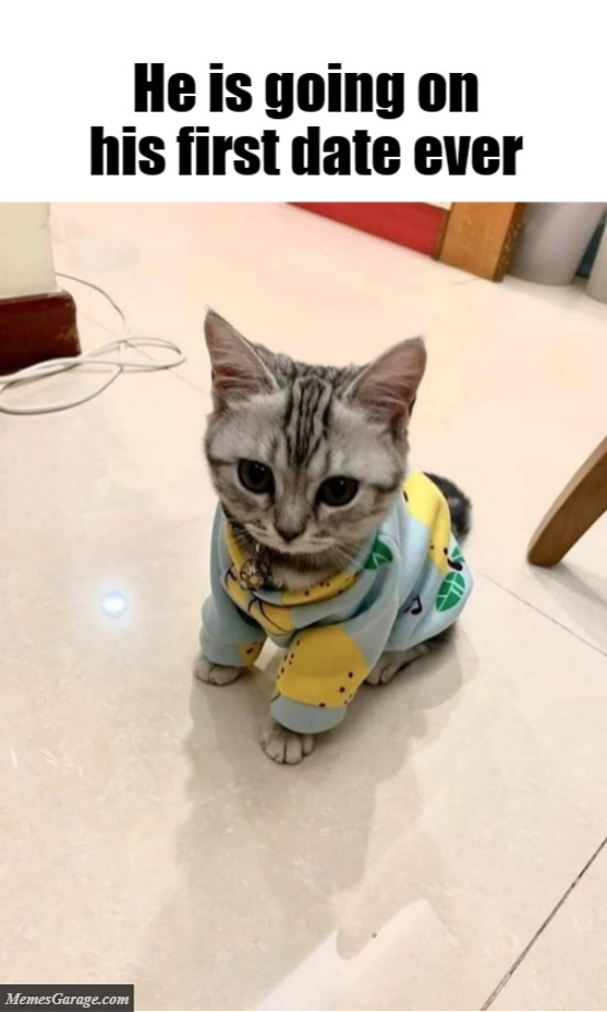 He Is Going On His First Date Ever