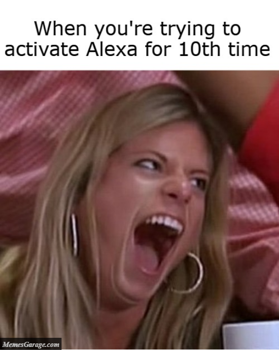 When You're Trying To Activate Alexa For 10th Time