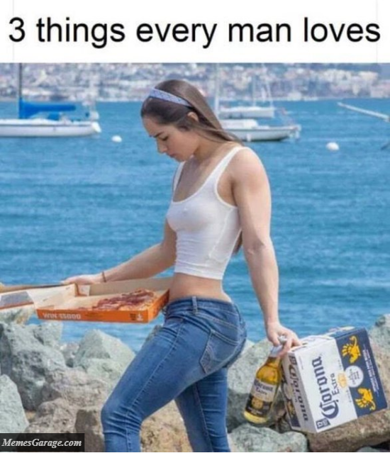 Three Things Every Man Loves
