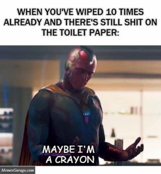When You've Wiped 10 Times Already Meme