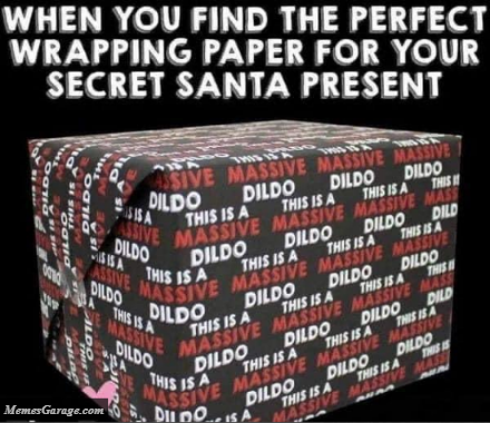 When You Find The Perfect Wrapping Paper For Your Present