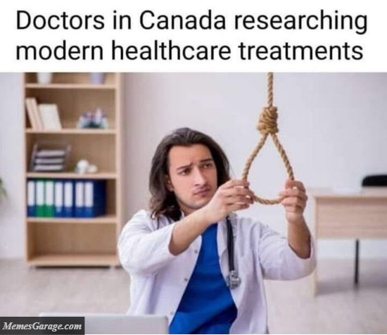 Doctors In Canada Researching Modern Healthcare Treatments Meme