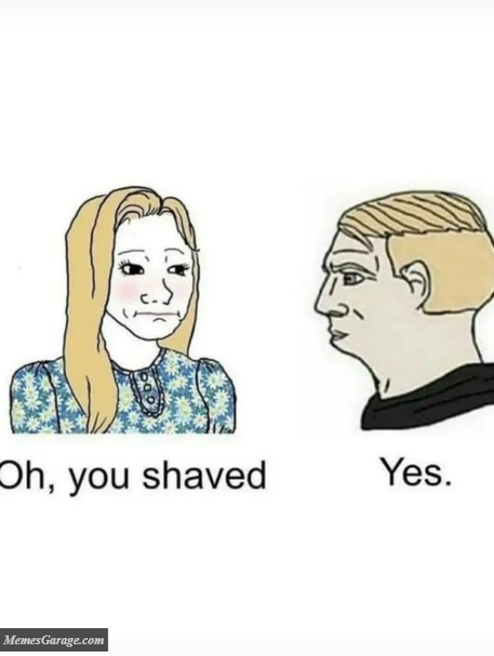 Men After Shaving Be Like