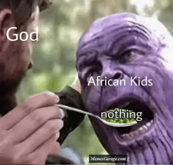 God Vs African Kids Meme