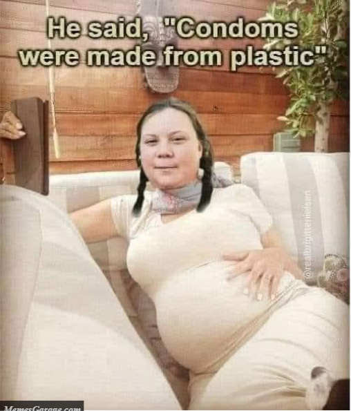 Pregnant Greta Vs Plastic Condoms Meme