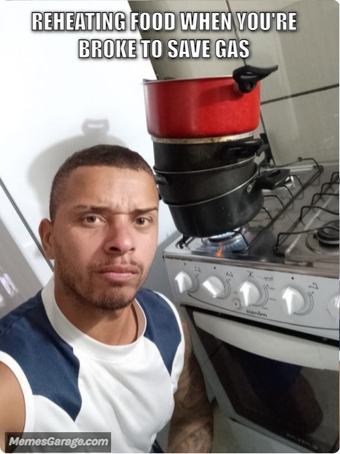 Reheating Food When You're Broke To Save Gas