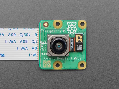 Raspberry Pi Camera Module 3 - 12MP 120 Degree Wide Angle Lens - Close up of Raspberry Pi Camera
