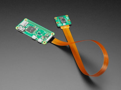 Raspberry Pi Zero FPC Camera Cable - 30cm long - Raspberry Pi Zero FPC Camera Cable - 30cm long connected to a Pi zero and Pi camera