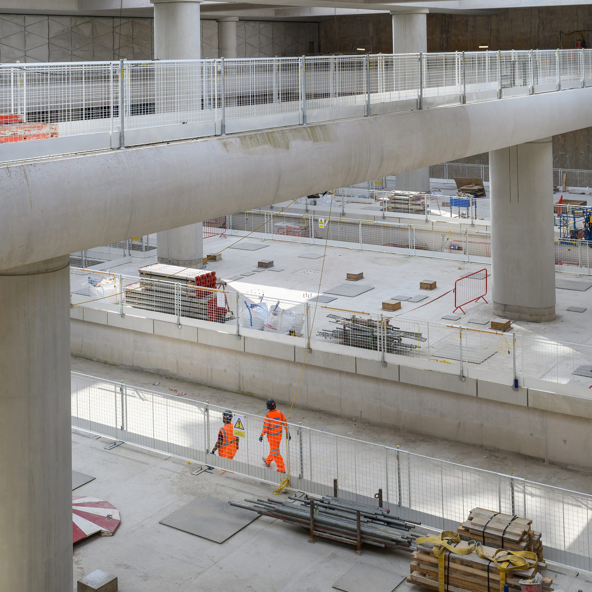 Construction photos reveal progress on giant HS2 station by WilkinsonEyre