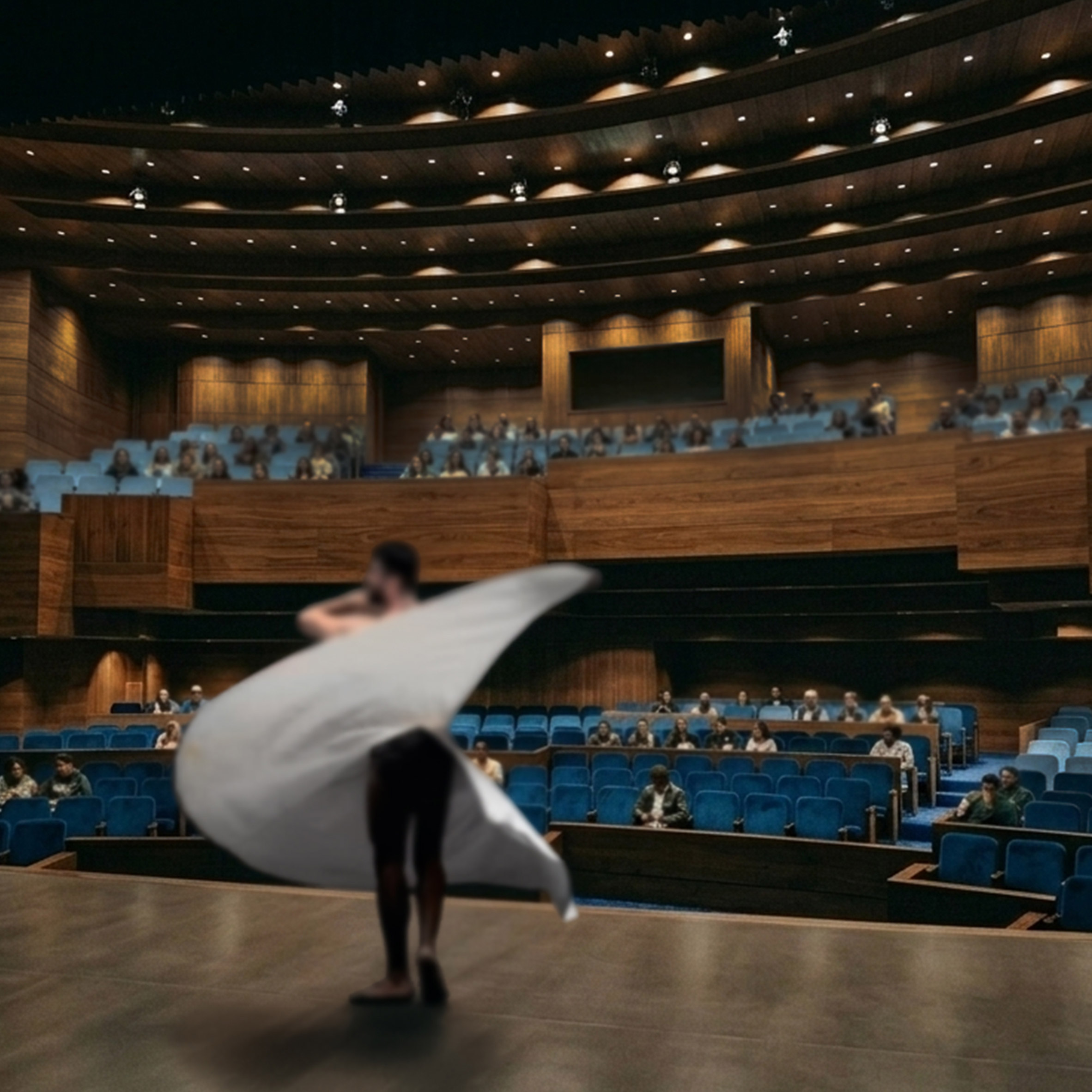 Theatre designed to mirror "emotional arc of performance" among projects by George Washington University