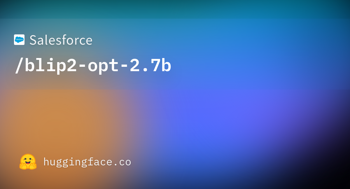 Salesforce/blip2-opt-2.7b · Hugging Face