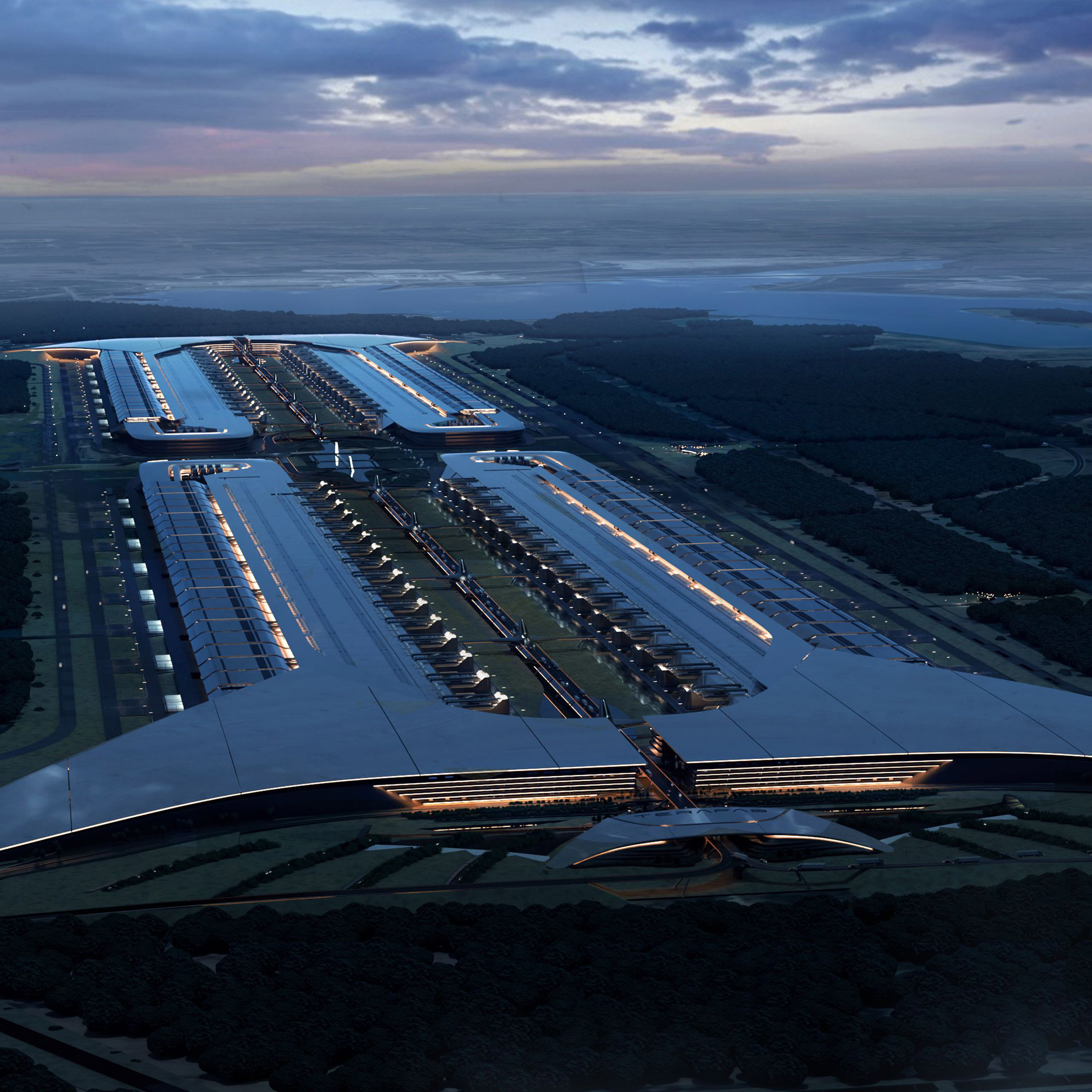 Terafab factory for Elon Musk's SpaceX and Tesla