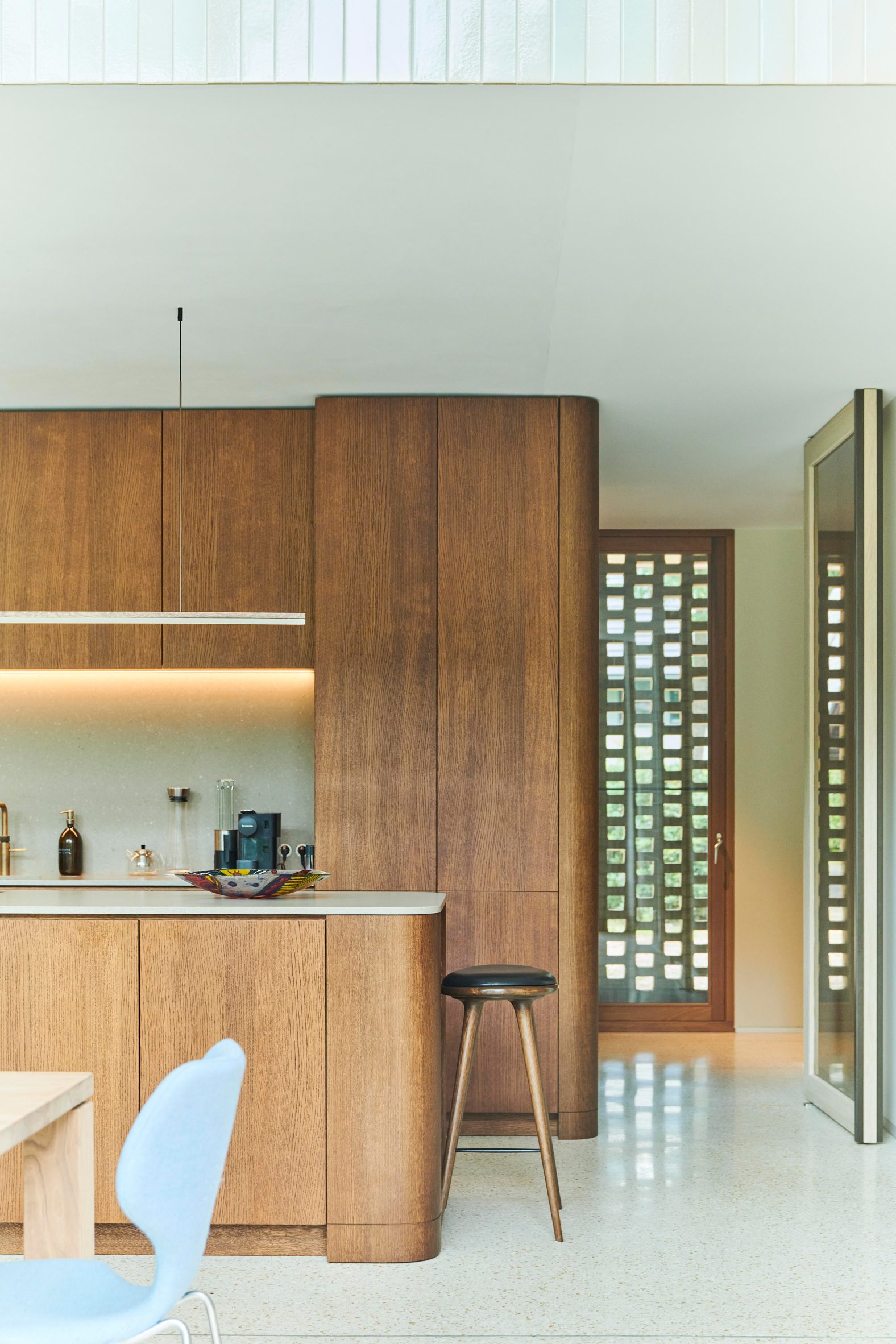 Kitchen interior at Villa Bilt by Jeroen Spee Architecten