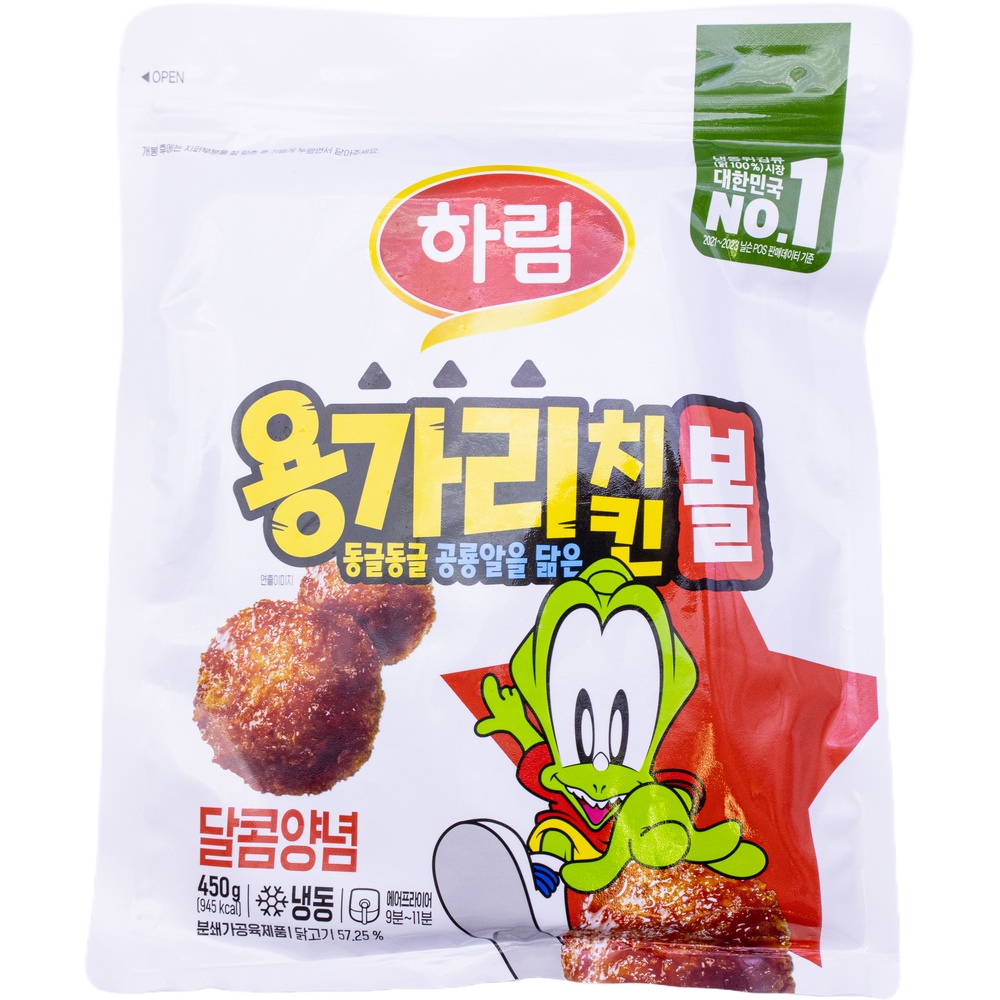 하림 용가리 치킨볼 달콤양념 450g