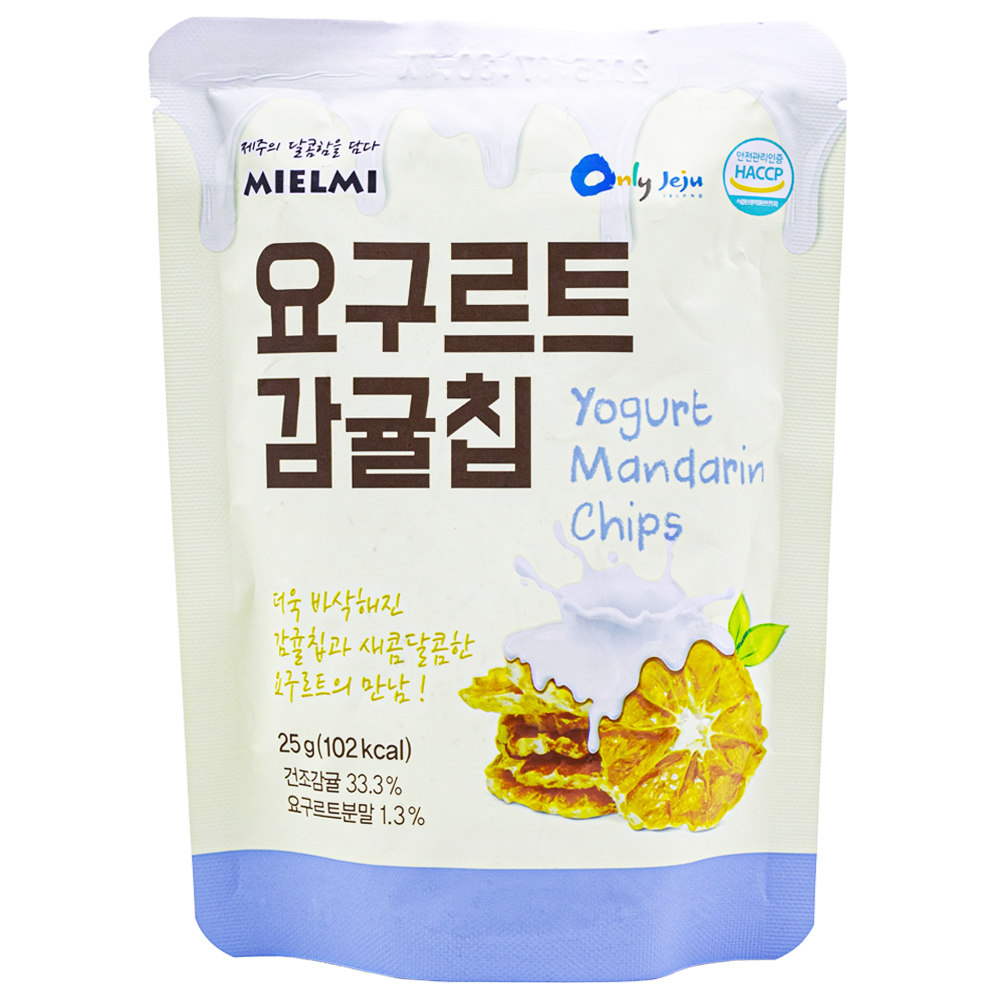 미엘미 요구르트 감귤칩 25g