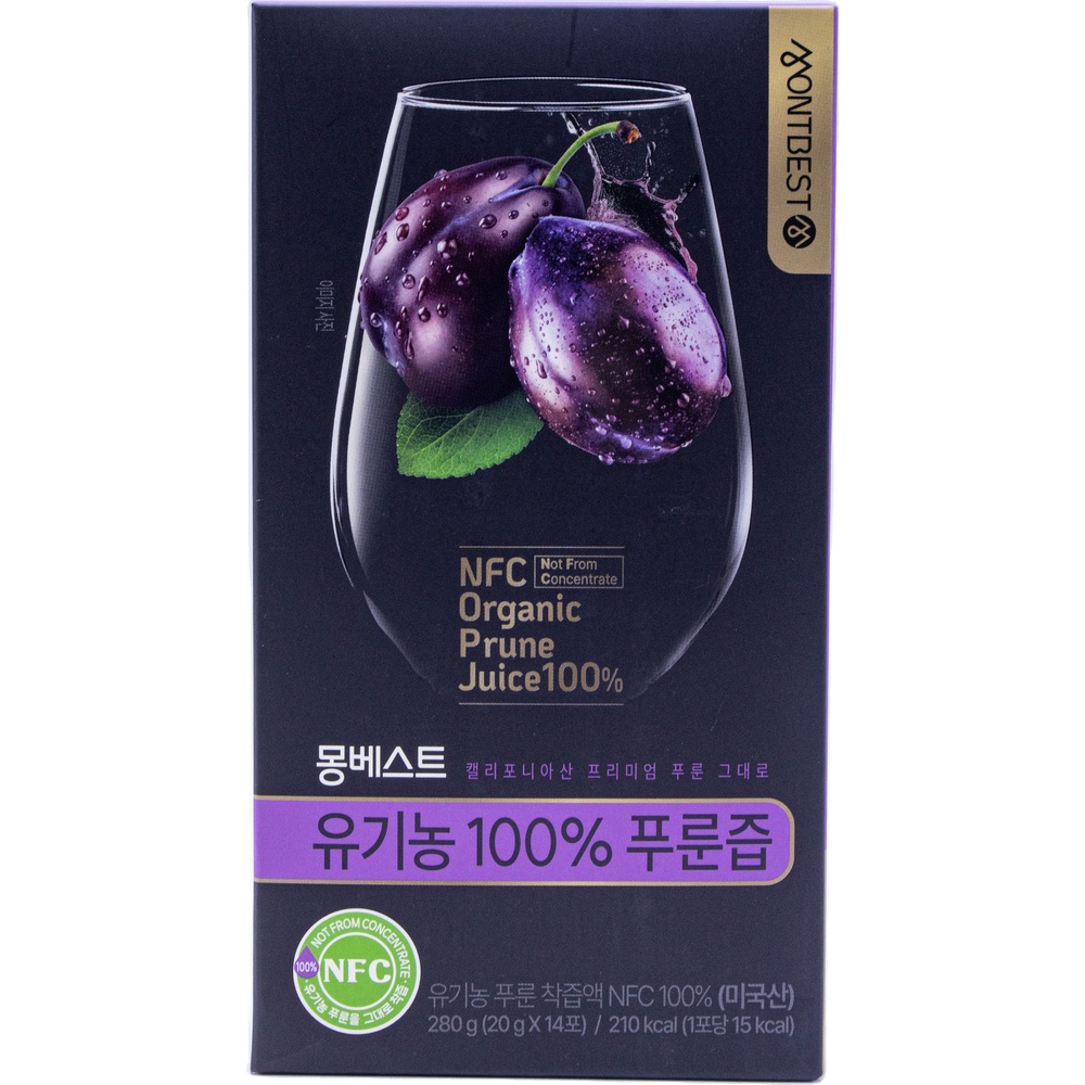 몽베스트 유기농 100% 푸룬즙 20g
