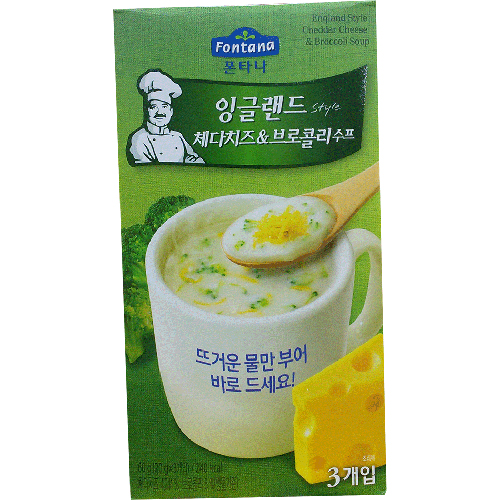 샘표식품 폰타나 브로콜리 체다치즈 컵수프 60g