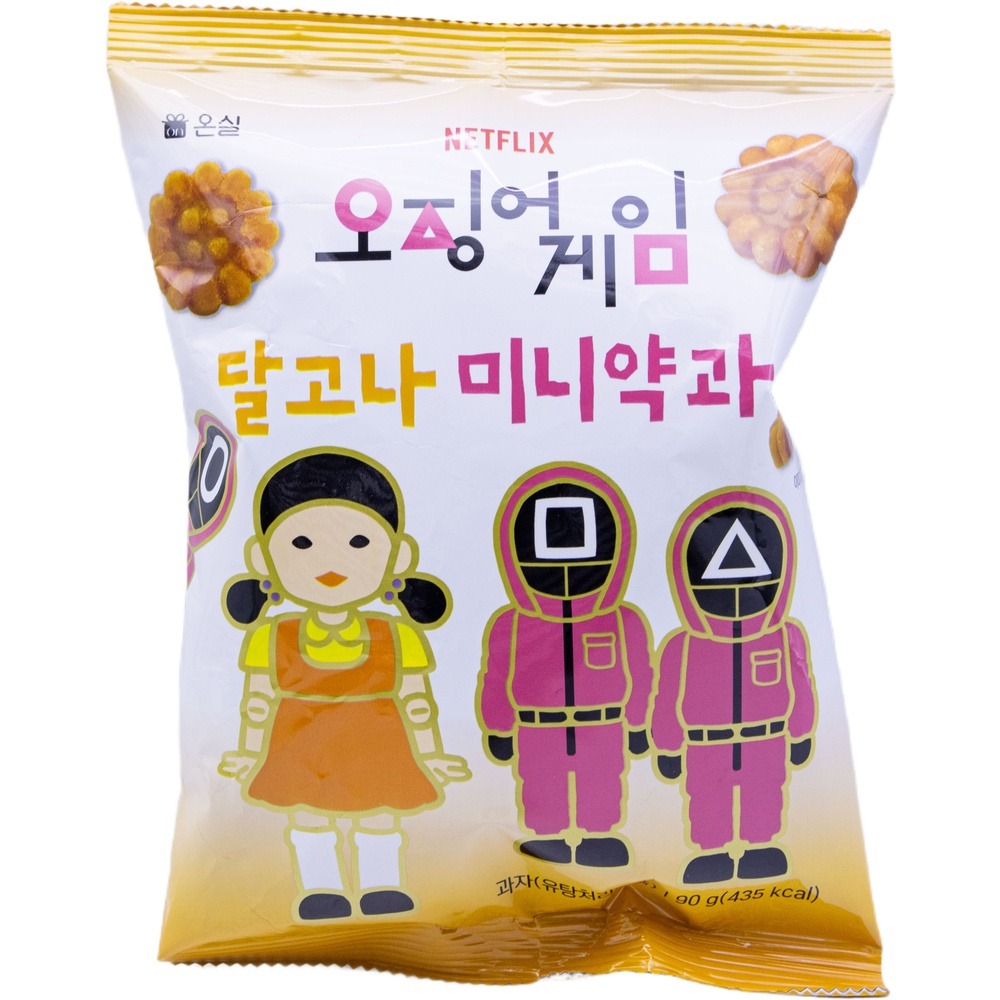 온실 오징어게임 달고나 미니약과 90g